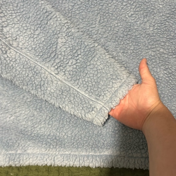Cozy Light Blue lululemon Sherpa Pullover - Picture 2 of 7